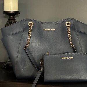 Michael Kors bag and wallet